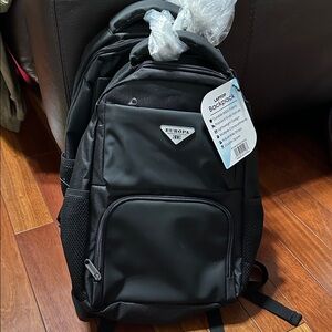 Europa Black Backpack